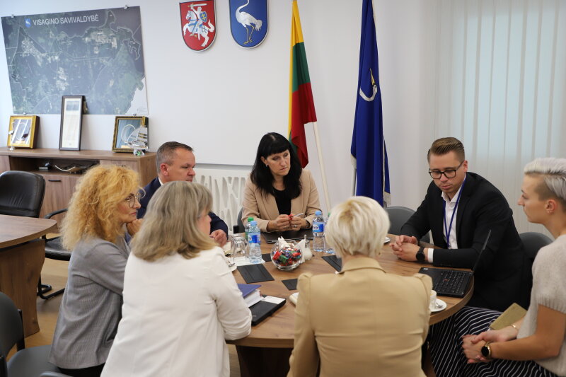 Visagine lankėsi UAB „Kesko senukai Lithuania" atstovai
