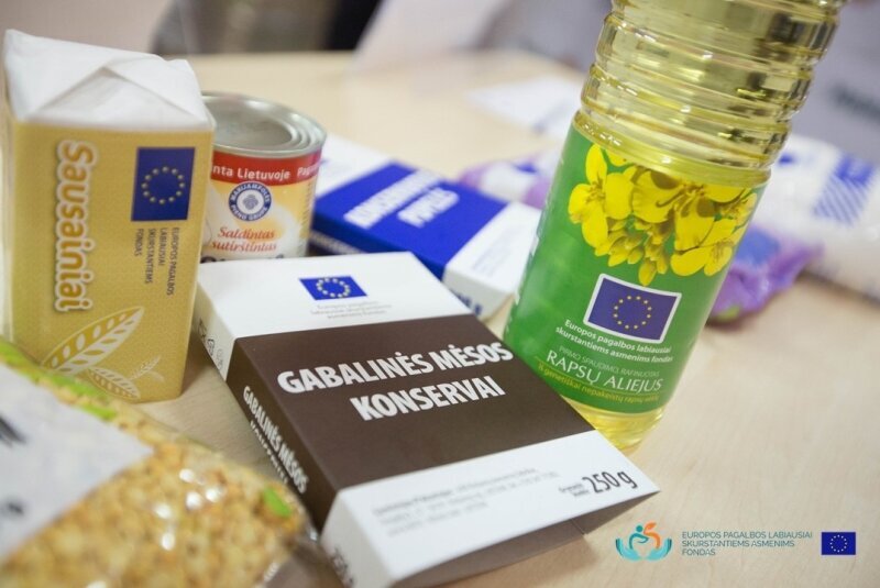 Maisto produktų tiekimas nepasiturintiems gyventojams