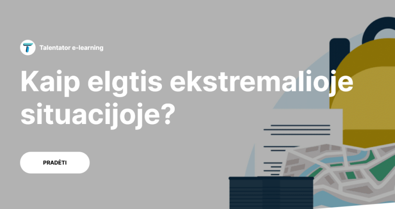 Mokymai gyventojams „Kaip elgtis ekstremalioje situacijoje“?