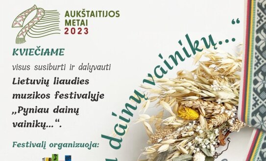 Lietuvių liaudies muzikos festivalis „Pyniau dainų vainikų..." (lapkričio 16 d.)