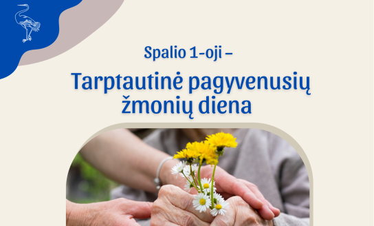 Spalio 1-oji – Tarptautinė pagyvenusių žmonių diena