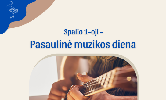 Spalio 1-oji – Pasaulinė muzikos diena