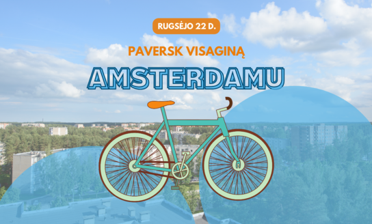 Rugsėjo 22-oji – diena be automobilio: meras kviečia Visaginą paversti Amsterdamu!