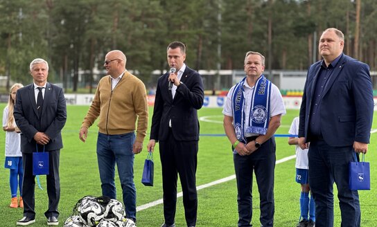 Išskirtinės reikšmės įvykis Visagine: atidarytas atnaujintas Visagino miesto stadionas