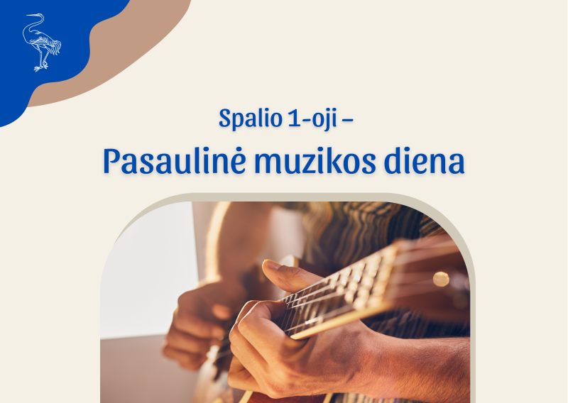Spalio 1-oji – Pasaulinė muzikos diena