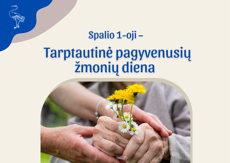 Spalio 1-oji – Tarptautinė pagyvenusių žmonių diena
