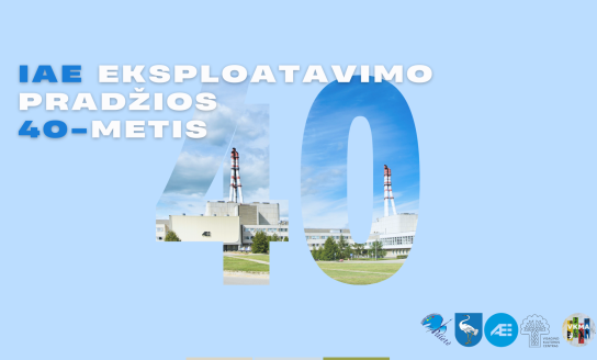 Dalis mūsų istorijos: kviečiame dalyvauti IAE eksploatavimo pradžios 40-mečiui skirtuose renginiuose