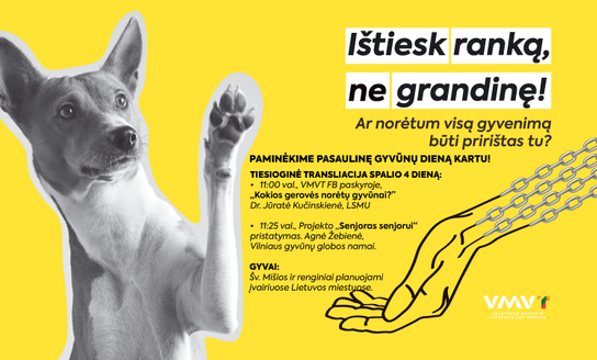 Valstybinė maisto ir veterinarijos tarnyba kviečia prisijungti prie pamaldų, skirtų gyvūnams