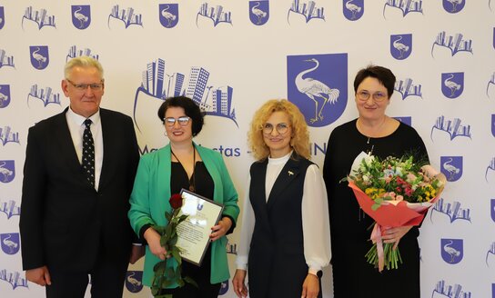 Iškilmingai pasveikinti Visagino savivaldybės mokytojai