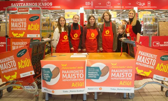 Kviečiame dalyvauti Labdaros ir paramos fondo „Maisto bankas“ rengiamoje maisto produktų rinkimo...