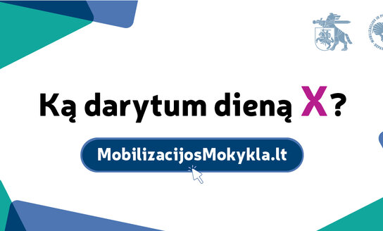 Startavo informacinė-edukacinė platforma „Mobilizacijos mokykla“!