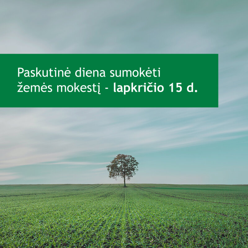 Visagino savivaldybėje žemės mokestis apskaičiuotas 2,2 tūkst. privačios žemės savininkų