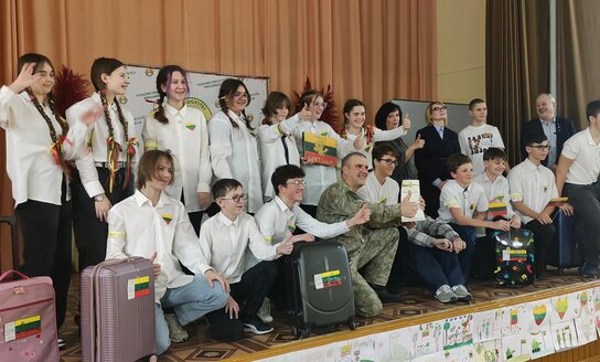 Patriotinės dainos konkursas Visagino Draugystės progimnazijoje