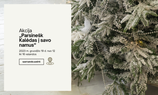 Akcija „Parsinešk Kalėdas į savo namus“