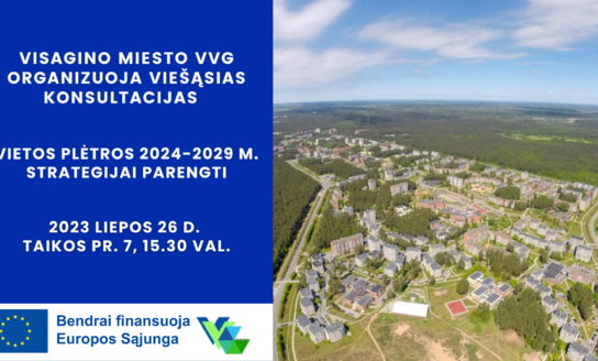 Rengiama Visagino m. vietos plėtros strategija 2024-2029
