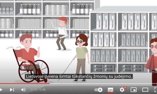Plataus vartojimo prekių ir viešųjų paslaugų prieinamumas žmonėms su negalia