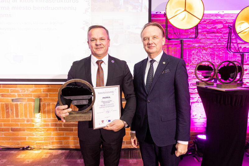 Visagino savivaldybei – dar vienas apdovanojimas!