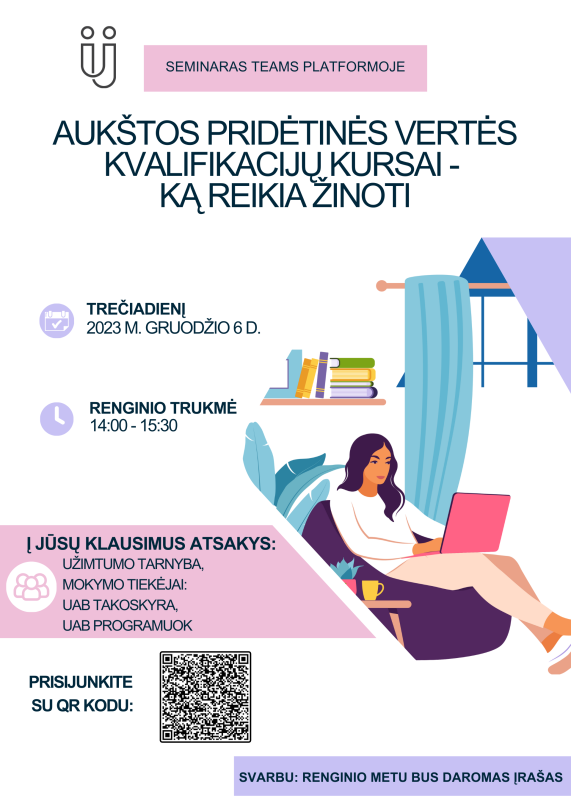 Aukštos pridėtinės vertės kvalifikacijų kursai – ką reikia žinoti? 