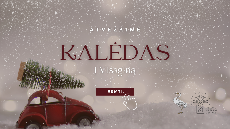 Atvežkime Kalėdas į Visaginą!