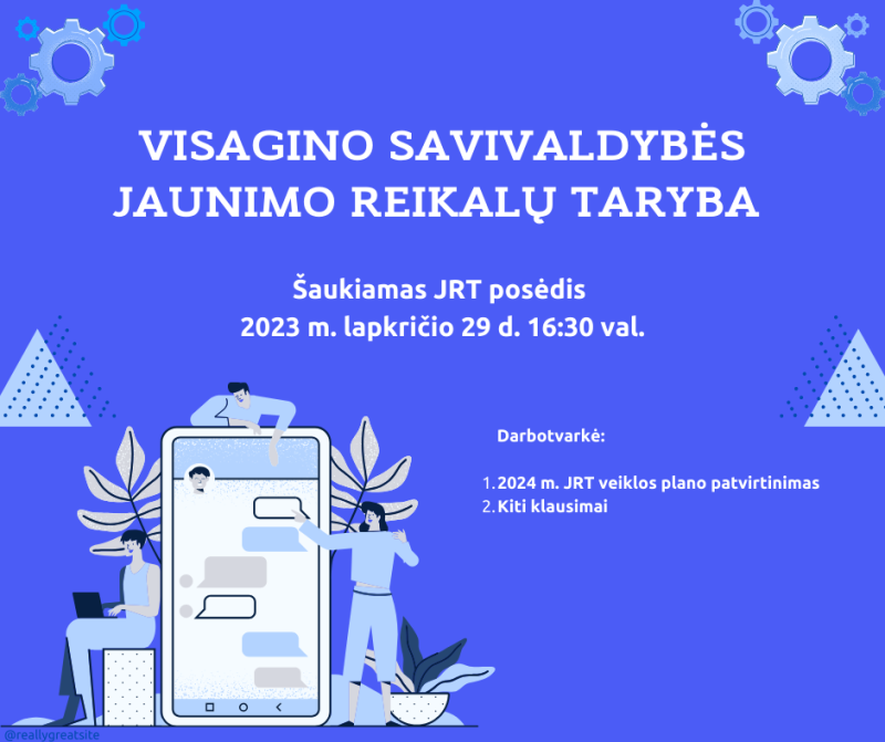 Visagino Jaunimo reikalų tarybos posėdis