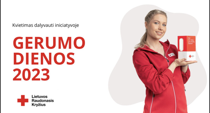 Kvietimas dalyvauti iniciatyvoje: GERUMO DIENOS 2023