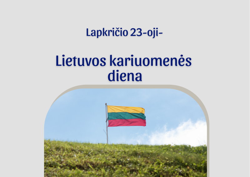 Lapkričio 23-ioji – Lietuvos kariuomenės diena