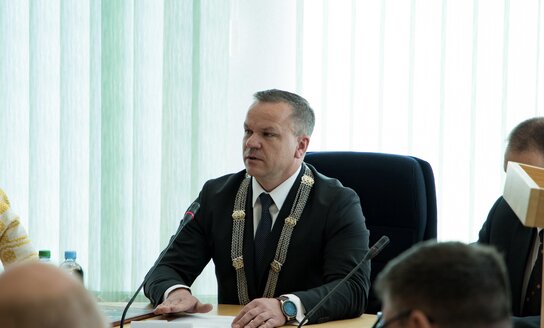 Mero informacija apie grąžintą svarstymui Visagino savivaldybės tarybos veiklos reglamentą