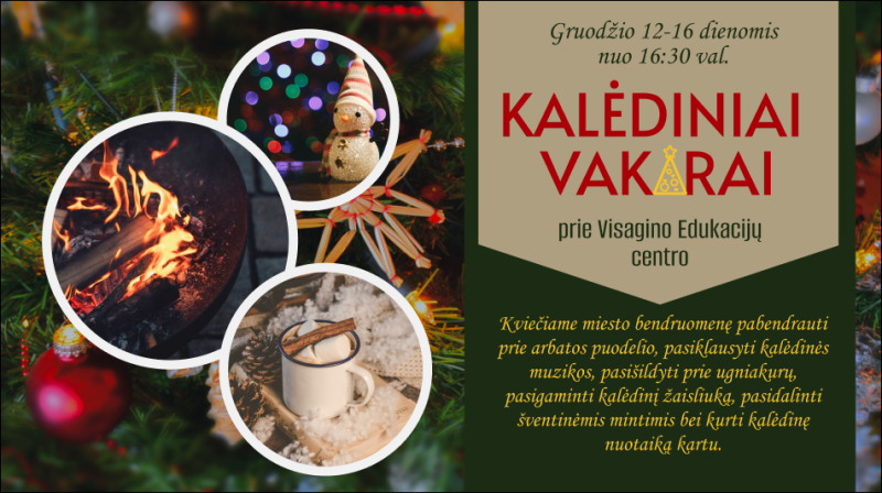 Kalėdiniai vakarai: pabendraukime prie puodelio arbatos…