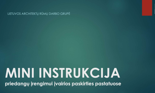 Mini instrukcijos priedangų įrengimui įvairios paskirties pastatuose