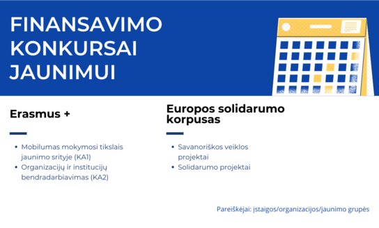 Kviečiame teikti paraiškas 2024 m. jaunimo projektams 