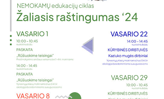 Nemokamos nuotolinės edukacijos ugdymo įstaigoms