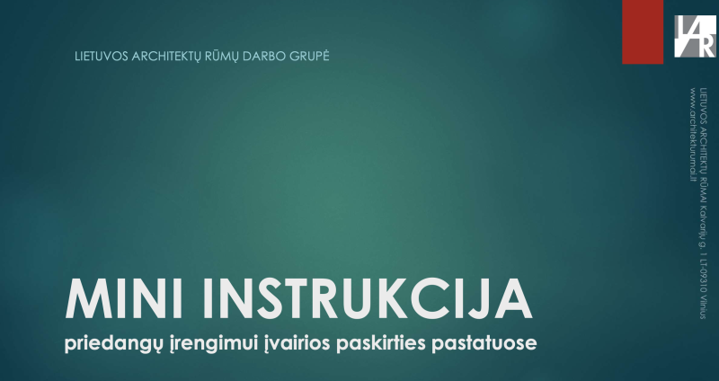 Mini instrukcijos priedangų įrengimui įvairios paskirties pastatuose