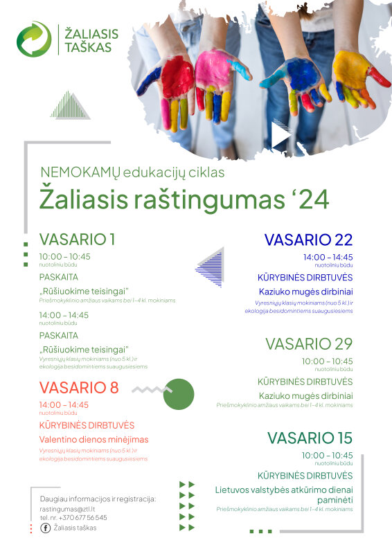 Nemokamos nuotolinės edukacijos ugdymo įstaigoms