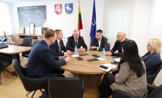 Edgaras Stankevičius susitikime su savivaldybės meru Erlandu Galaguz: „Mes pasirūpinsime nauja...