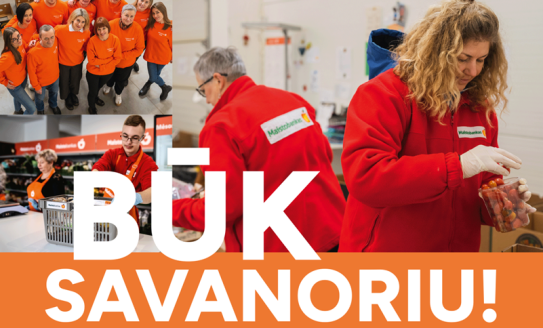 Būk savanoriu!