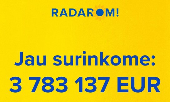 Vasario 24 dieną Visagino savivaldybės pastatas nušvis Ukrainos vėliavos spalvomis