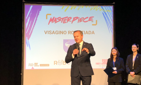 Visagine vyksta regioninė Robotiada!