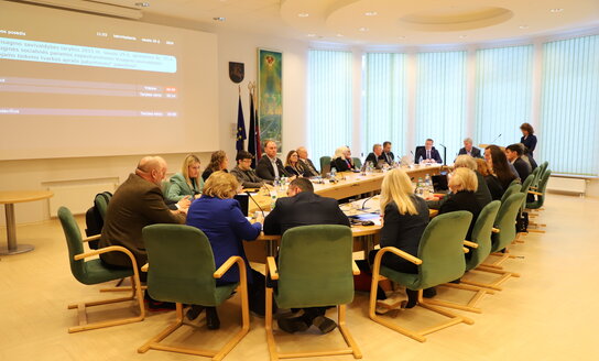 Šiuo metu vyksta antrasis 2024 metų Visagino savivaldybės tarybos posėdis