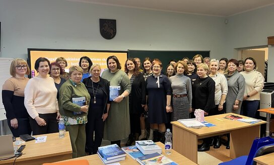 Visagino švietimo pagalbos tarnyboje svečiavosi Vilma Makauskienė