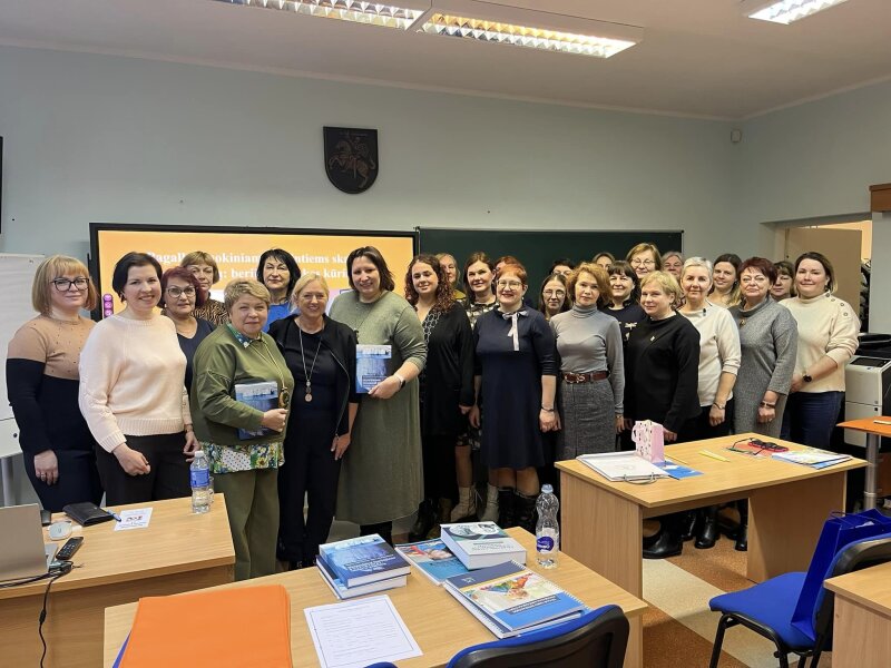 Visagino švietimo pagalbos tarnyboje svečiavosi Vilma Makauskienė