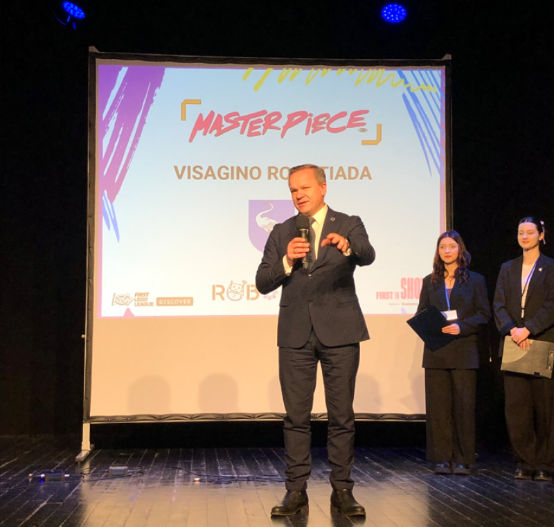 Visagine vyksta regioninė Robotiada!