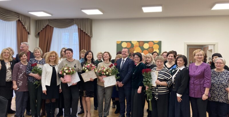 Pasveikinome Visagino savivaldybės metų Mokytoją!