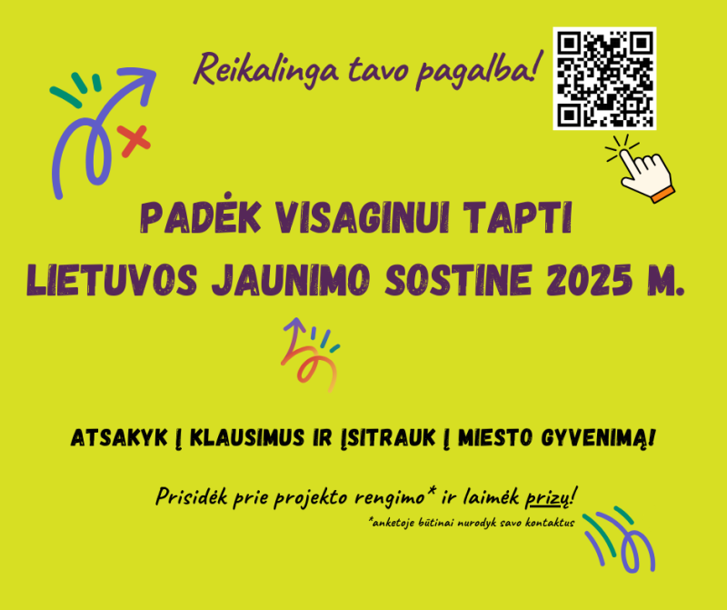 Padėk Visaginui tapti - Lietuvos jaunimo sostine 2025 m.!