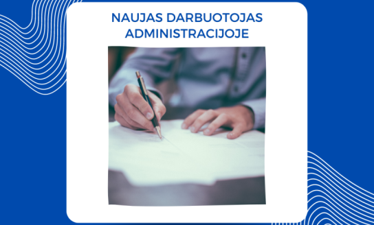 Naujas darbuotojas Visagino savivaldybės administracijoje!