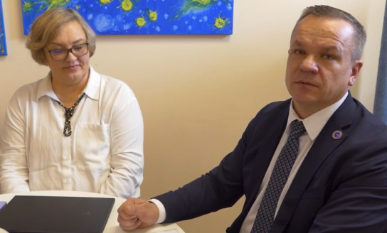 Meras Erlandas Galaguz atsako į visaginiečių klausimus