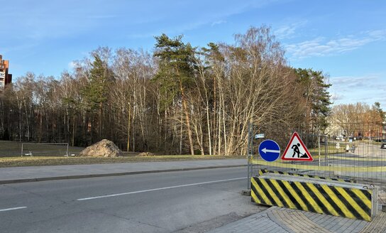 Esant palankiems orams, Partizanų g. vykdomus darbus ketinama baigti iki balandžio pabaigos