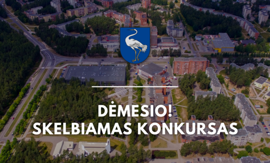 Visagino savivaldybės administracija skelbia nekilnojamojo turto viešą nuomos konkursą