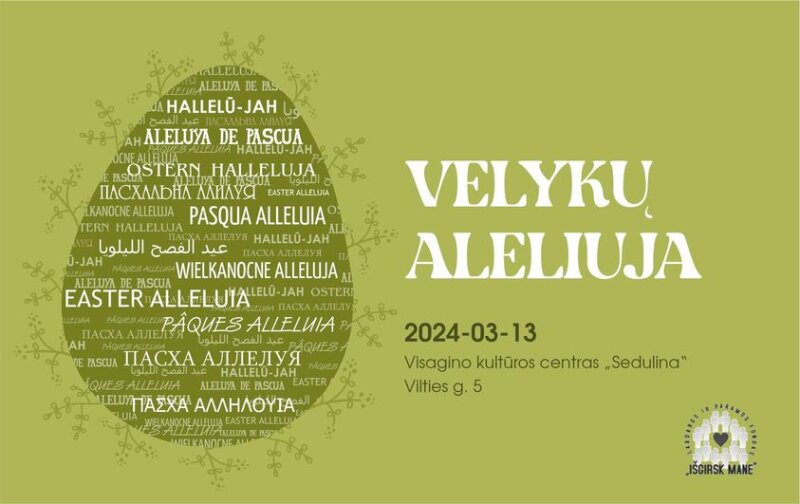 Kovo 13 d. kviečiame į VKC „Sedulina" kartu pasiruošti Velykoms!