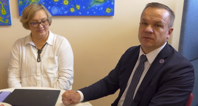 Meras Erlandas Galaguz atsako į visaginiečių klausimus