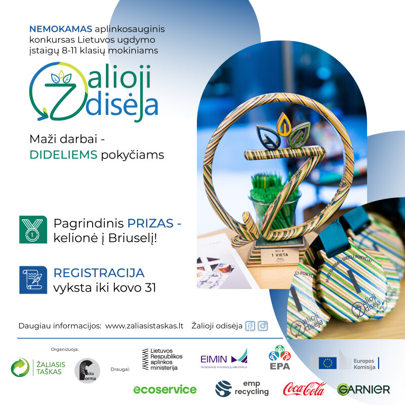 Aplinkosauginis projektas „Žalioji odisėja '24"